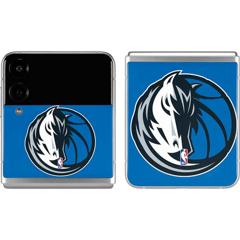 NBA Dallas Mavericks Large Logo Galaxy Z Flip4 5G Skin